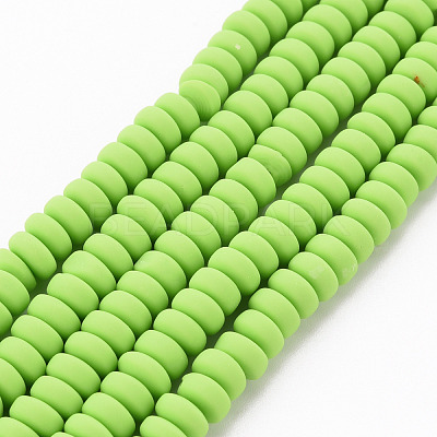 Handmade Polymer Clay Beads Strands CLAY-N008-008O-1