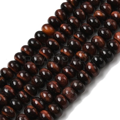 Natural Red Tiger Eye Beads Strands G-A280-A05-01-1