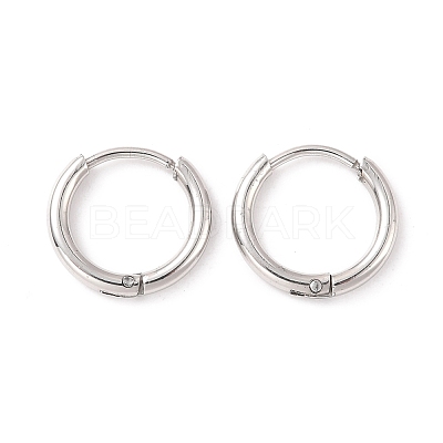 Non-Tarnish 304 Stainless Steel Huggie Hoop Earrings for Women EJEW-F280-07A-P-1