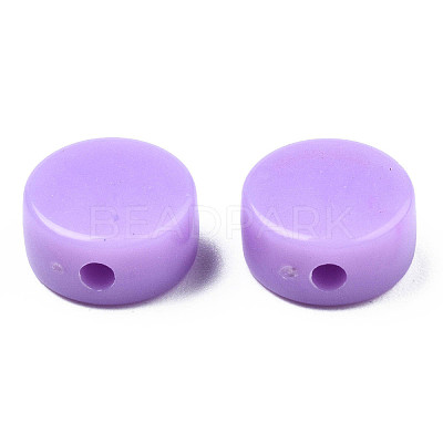 Opaque Acrylic Beads X-SACR-N014-002-1