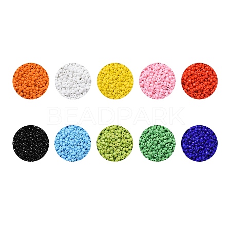 8/0 Glass Seed Beads SEED-US0001-01-3mm-1