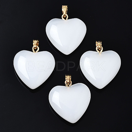 Spray Painted Glass Pendants X-GLAA-N035-016-A02-A-1