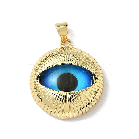 Brass Resin Pendants KK-H079-02A-G02-1