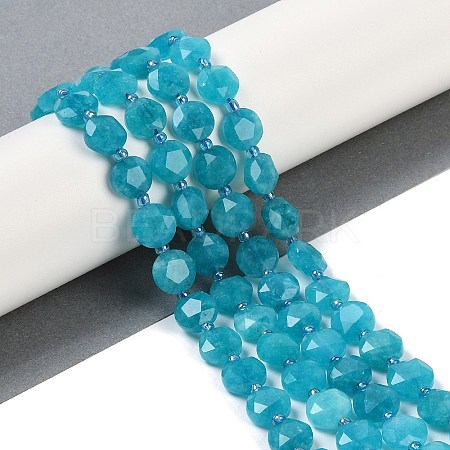 Natural Amazonite Dyed  Beads Strands G-C116-A23-01B-1