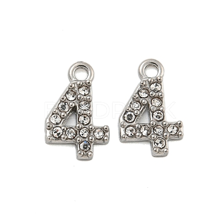 304 Stainless Steel Pendants STAS-L080-002P-04-1