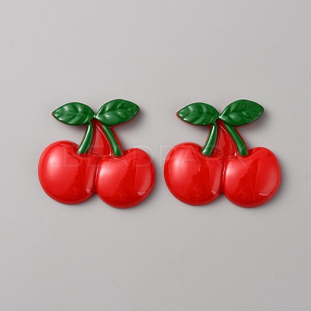 Fruit Theme Plastic Cabochons KY-WH0004-22E-1