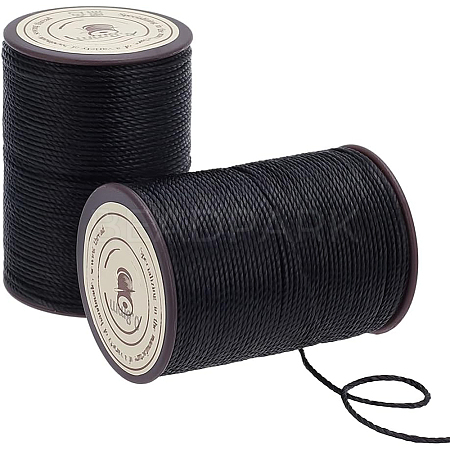 Round Waxed Polyester Thread String YC-OC0001-07B-01-1