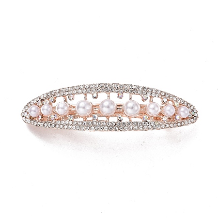 Alloy Crystal Rhinestone Hair Barrettes LS-PHAR-D012-02LG-1