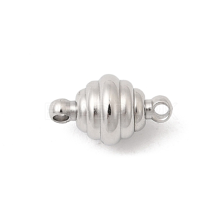 304 Stainless Steel Magnetic Clasps STAS-K332-01B-P-1