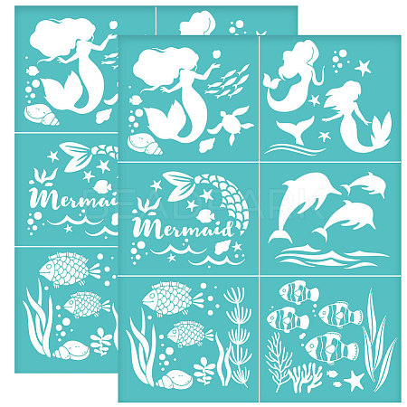 Self-Adhesive Silk Screen Printing Stencil DIY-WH0338-065-1