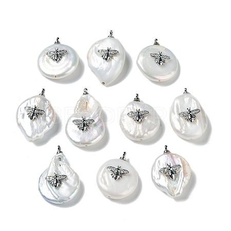Natural Cultured Freshwater Pearl Pendants PEAR-F008-37P-1