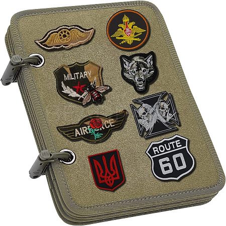 Flip-Page Hook & Loop Patch Book DIY Kit FIND-WH0108-48C-1