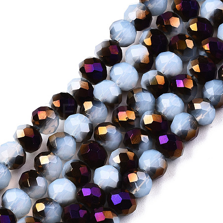 Electroplate Glass Beads Strands LS-EGLA-A034-J6mm-F07-1