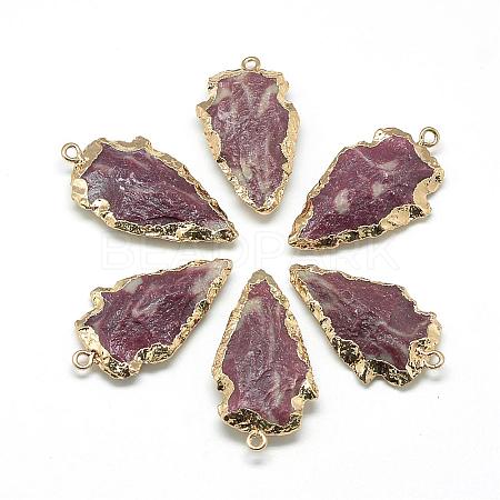 Natural Agate Pendants G-Q491-03-1