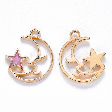 Alloy Enamel Pendants ENAM-S121-062A-1