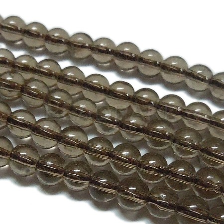 Synthetic Smoky Quartz Beads Strands X-G-C076-10mm-4A-1