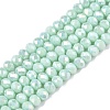 Electroplate Glass Beads Strands EGLA-A044-P3mm-B14-1