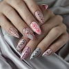 Stainless Steel DIY Nail Art Templates MRMJ-WH0092-034-5