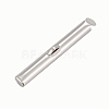 Iron Slide On End Clasp Tubes LS-X-IFIN-R212-3.0cm-P-2