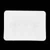 Paper Jewelry Display Cards with Hanging Hole CDIS-M005-27-3