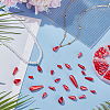 87Pcs 6 Styles ABS Plastic Beads CCB-AR0001-15-4