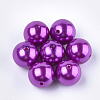ABS Plastic Imitation Pearl Round Beads SACR-S074-10mm-A25-1