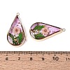 Epoxy Resin Pendants KK-Q082-02KCG-01-3