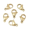 304 Stainless Steel Lobster Claw Clasps STAS-D218-01G-04-1