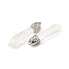 Glass Big Pointed Pendants GLAA-XCP0001-66-2