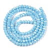 Electroplate Glass Beads Strands EGLA-A044-P2mm-B08-3