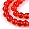 Transparent Glass Beads Strands GLAA-T032-T6mm-09-2