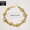 Alloy & CCB Plastic Beaded Necklaces FS-WG4655B-06-2
