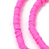 Handmade Polymer Clay Beads Strands CLAY-R089-4mm-Q031-3