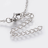 Trendy 304 Stainless Steel Cable Chain Bracelets X-BJEW-I243-14GP-B-3
