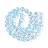 Handmade Foil Glass Beads FOIL-N029-09D-2