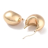 Brass Thick Hoop Earrings for Women EJEW-M239-12G-2