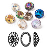 K9 Glass Rhinestone Pointed Back Cabochons RGLA-P030-06A-M01-1
