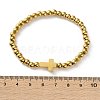 304 Stainless Steel Beaded Bracelets for Women BJEW-Z133-01G-3