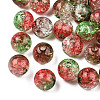 Transparent Crackle Acrylic Beads CACR-N002-13A-2