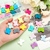 30Pcs 15 Colors Food Grade Eco-Friendly Silicone Focal Beads SIL-PH0001-14-5