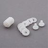 Acrylic Imitation Pearl Beads MACR-S810-01-3