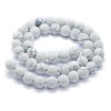 Synthetic Turquoise Beads Strands G-P387-02-10mm-2