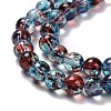 Baking Paint Glass Beads Strands X-DGLA-Q023-6mm-DB69-7