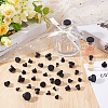 100Pcs 10 Styles Silicone Hole Plugs AJEW-NB0007-79-4