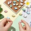 20Pcs 5 Colors Handmade Porcelain Beads PORC-CJ0001-19-5