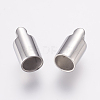 304 Stainless Steel Magnetic Clasps with Glue-in Ends STAS-E138-03P-3