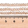 Electroplate Glass Beads Strands EGLA-R048-2mm-33-3