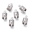 Tarnish Resistant 304 Stainless Steel Folding Crimp Ends STAS-O130-03C-1