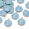 Platinum Plated Alloy Enamel Charms LS-ENAM-S118-04F-P-4