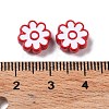 Spray Painted Alloy Beads PALLOY-H134-57-3